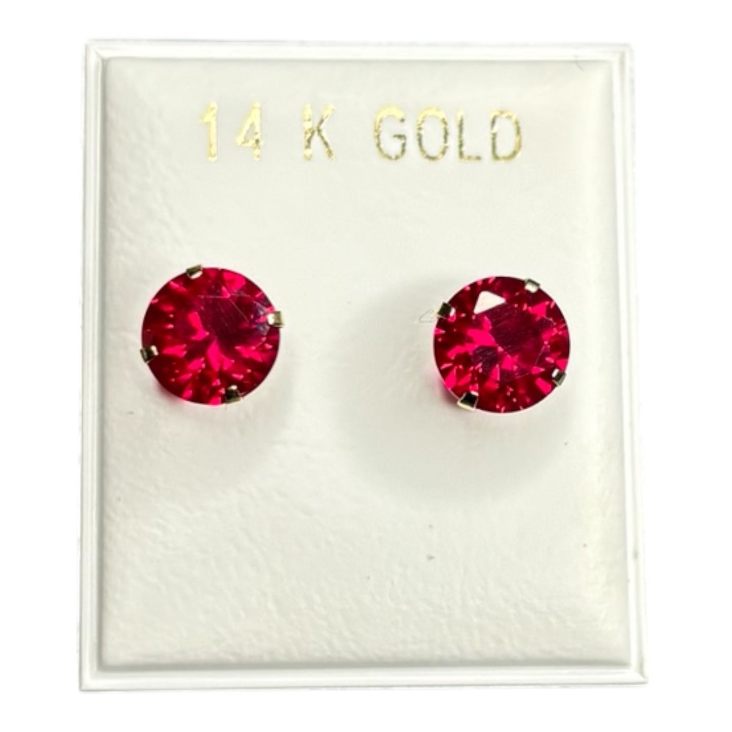 14kt gold stud earrings